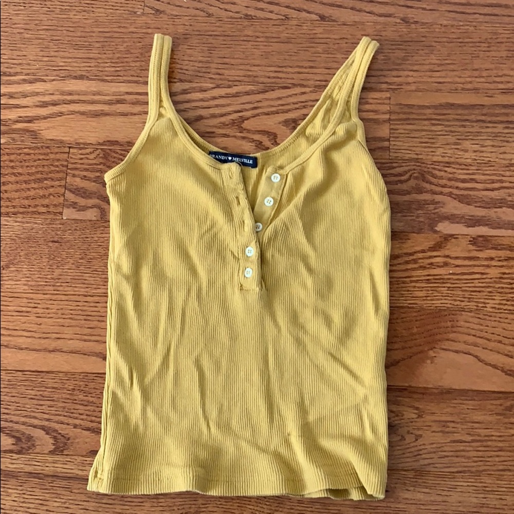 Brandy Melville yellow tank